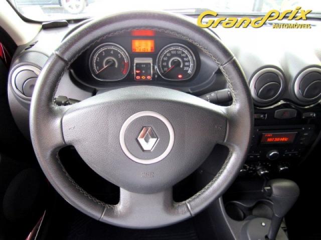 SANDERO 2012 1.6 PRIVILÉGE 16V FLEX 4P AUTOMÁTICO VERMELHO COMPLETO! - Foto 8