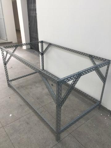 Mesa de corte / bancada 4,00 m colunas L 5 - Foto 6