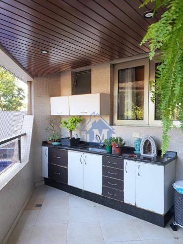 Lindo Apartamento Semimobiliado, 2 Suítes e 1 Quarto, Sacada Gourmet, no Centro! - Foto 8