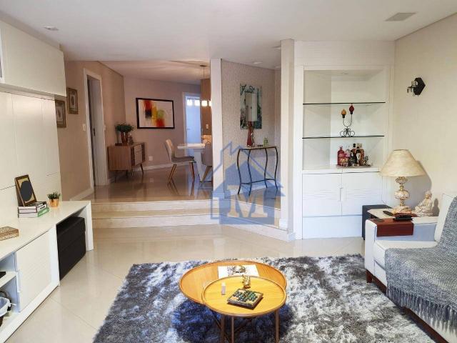 Lindo Apartamento Semimobiliado, 2 Suítes e 1 Quarto, Sacada Gourmet, no Centro! - Foto 2
