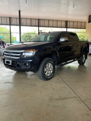 FORD RANGER XLS 2.5 FLEX 2014 CAB. DUPLA, COMPLETA, BX KM, TROCO E FINANCIO