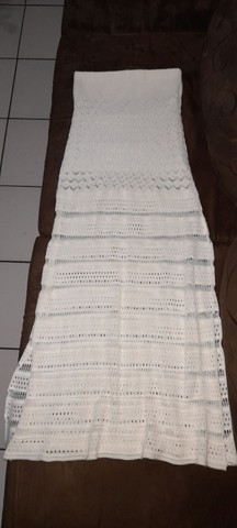 Saia longa da Polo em renda com forro