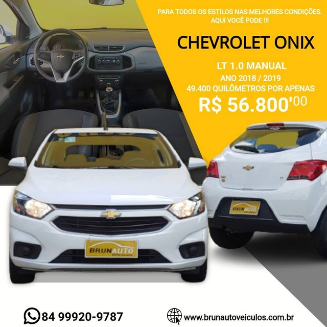 ONIX 2018/2018 1.0 MPFI LT 8V FLEX 4P MANUAL