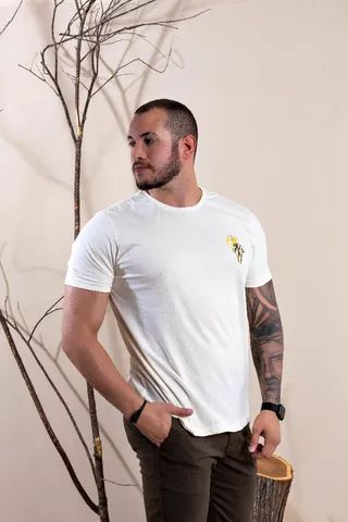 Gola Careca Estampada 