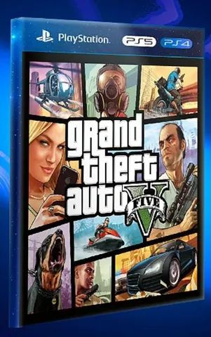 GTA V PREMIUM  PS4 - Jogo Digital