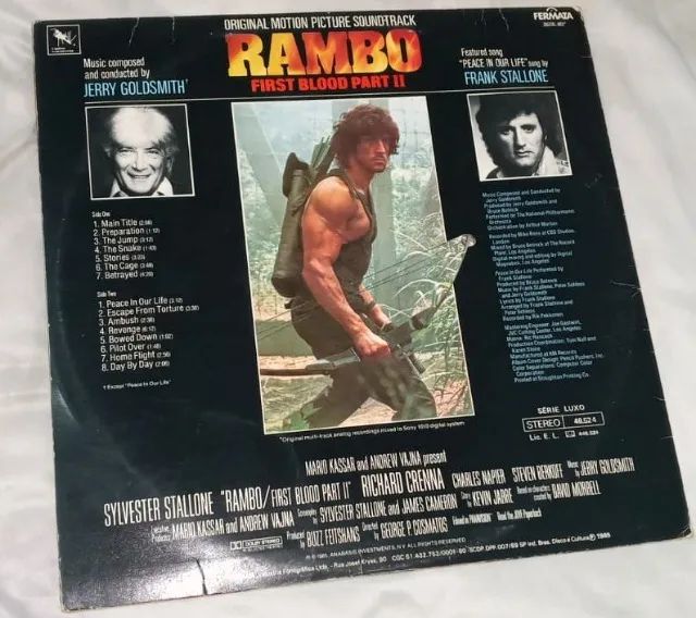 Jerry Goldsmith - Trilha Sonora Original do Filme “Rambo: First