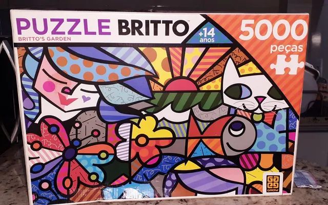 Quebra-cabeça 1000 Peças Puzzle Romero Britto Grow