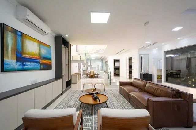Condomínio Alphaville - Casa Triplex em projeto Contemporânea com 5 Suítes. Oportunidade!  - Foto 4