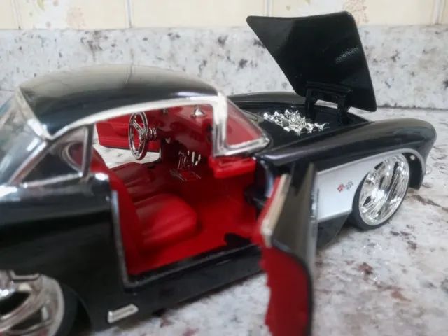 1957 Chevy Corvette 1/24 Jada Bigtime Muscle - Foto 4