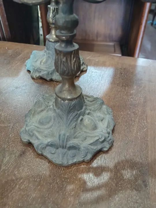  Par de Candelabro de 3braços antigo - Foto 4