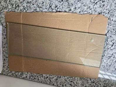 2 peças de vidro tipo prateleira - Foto 2