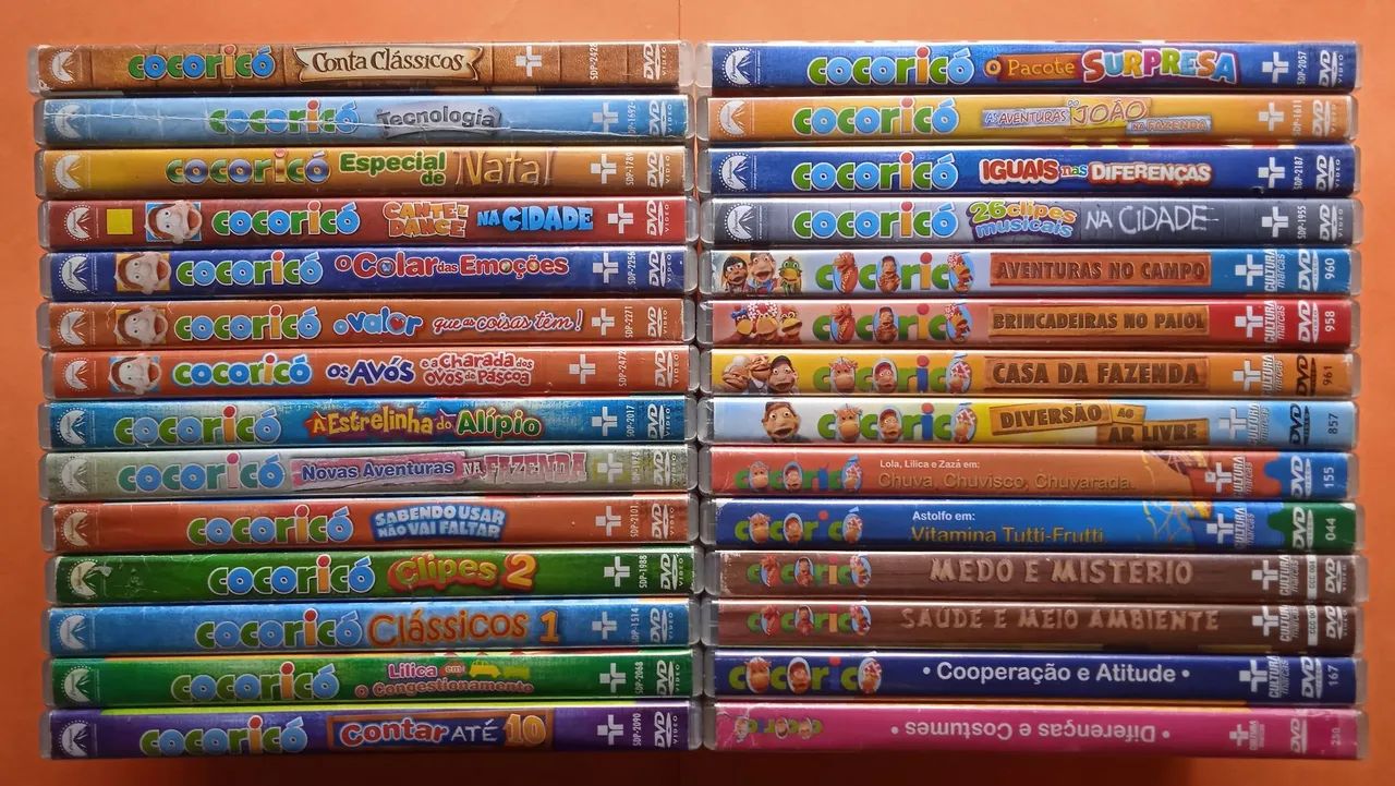Dvd Cocoricó - 28 Dvds (Leia Descrição)