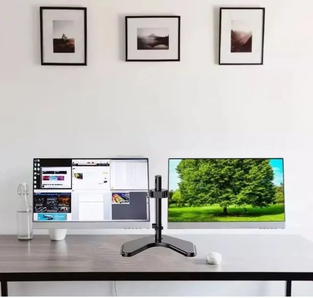 Suporte Articulado Para 2 Monitores 10 a 27 Polegadas Uso em Mesa Bmg-31 - Foto 5