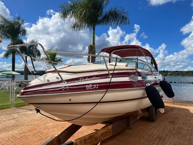 lancha evolution 265 pés  ano 2005 com 723hrs mercruiser 5.0 com deck ampliado - Foto 6