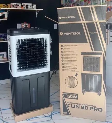 Lacrado Climatizador de Ar Evaporativo 80L 150W 220V - Ventisol