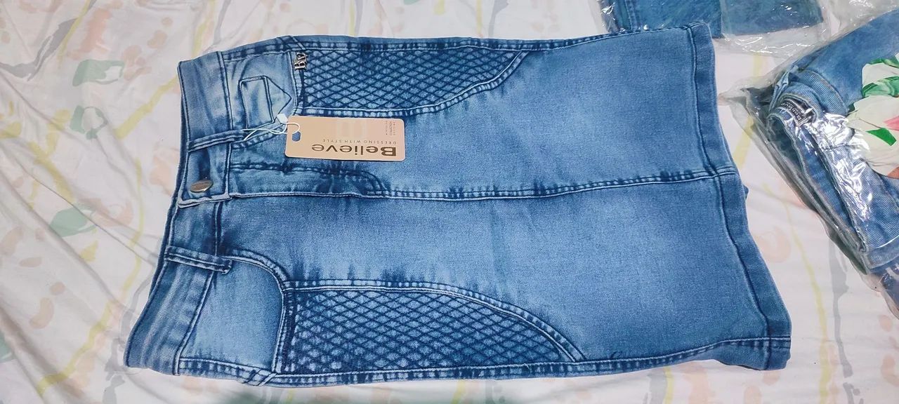 Saia Jeans Nova - Foto 2
