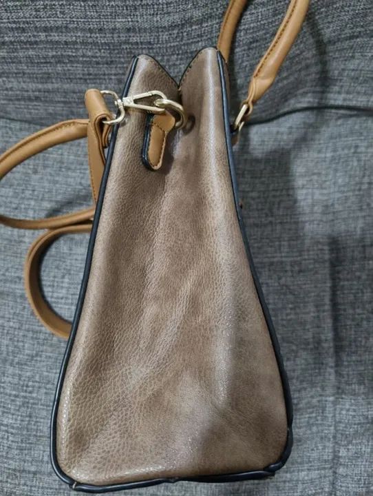 bolsa de ombro haimashi bege nova - Foto 4