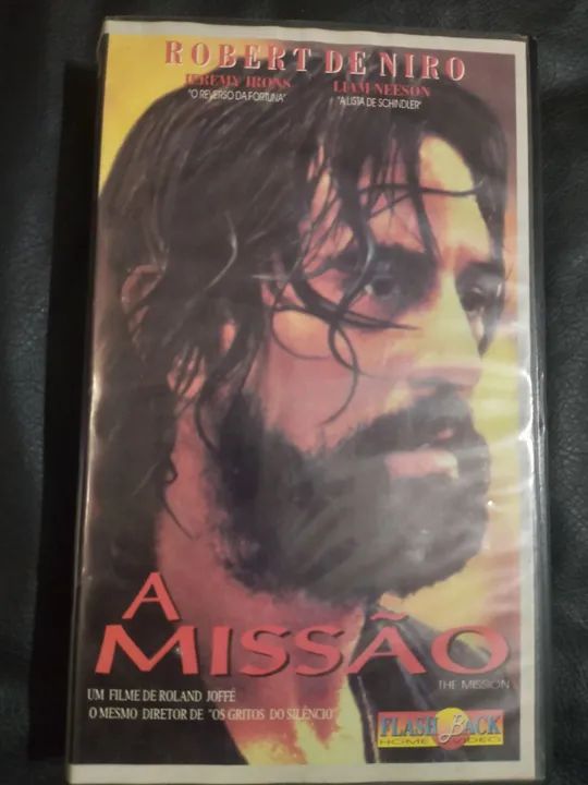 Filme a missão Robert de Niro raro antigo em VHS  - Foto 5