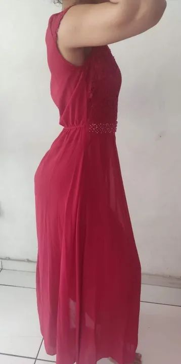 Vestido longo festa vermelho - Foto 2