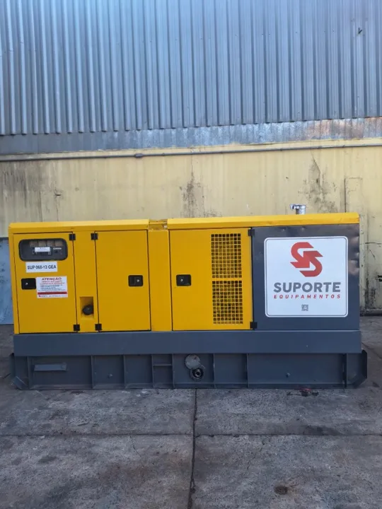 GERADOR DE ENERGIA 170KVA ATLAS COPCO SILENCIADO ANO 2013