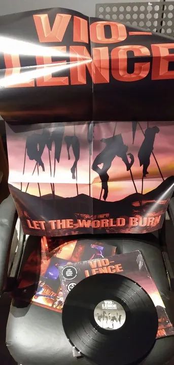 Vio-Lence - Let The World Burn Vinil LP Black 180g EUA - Foto 3