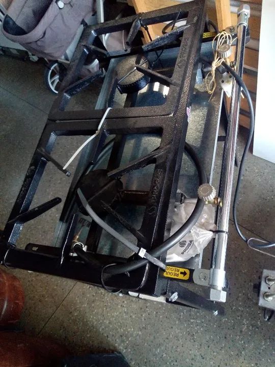 2 bocas industrial fogão novo  - Foto 5