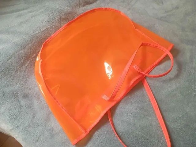 Bolsa de praia laranja fluorescente - Foto 2