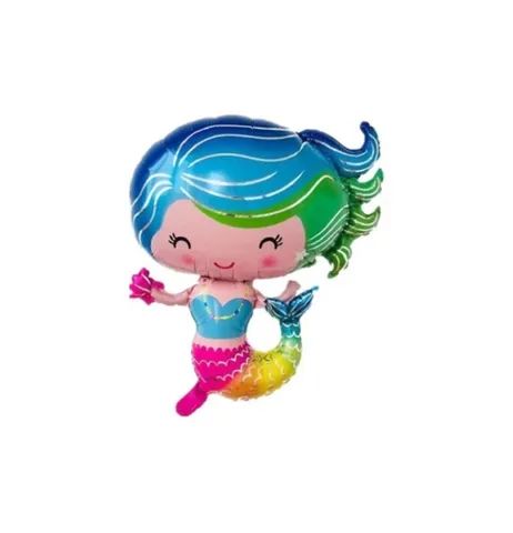 Balão Bexiga Sereia Sortidas 64x75cm