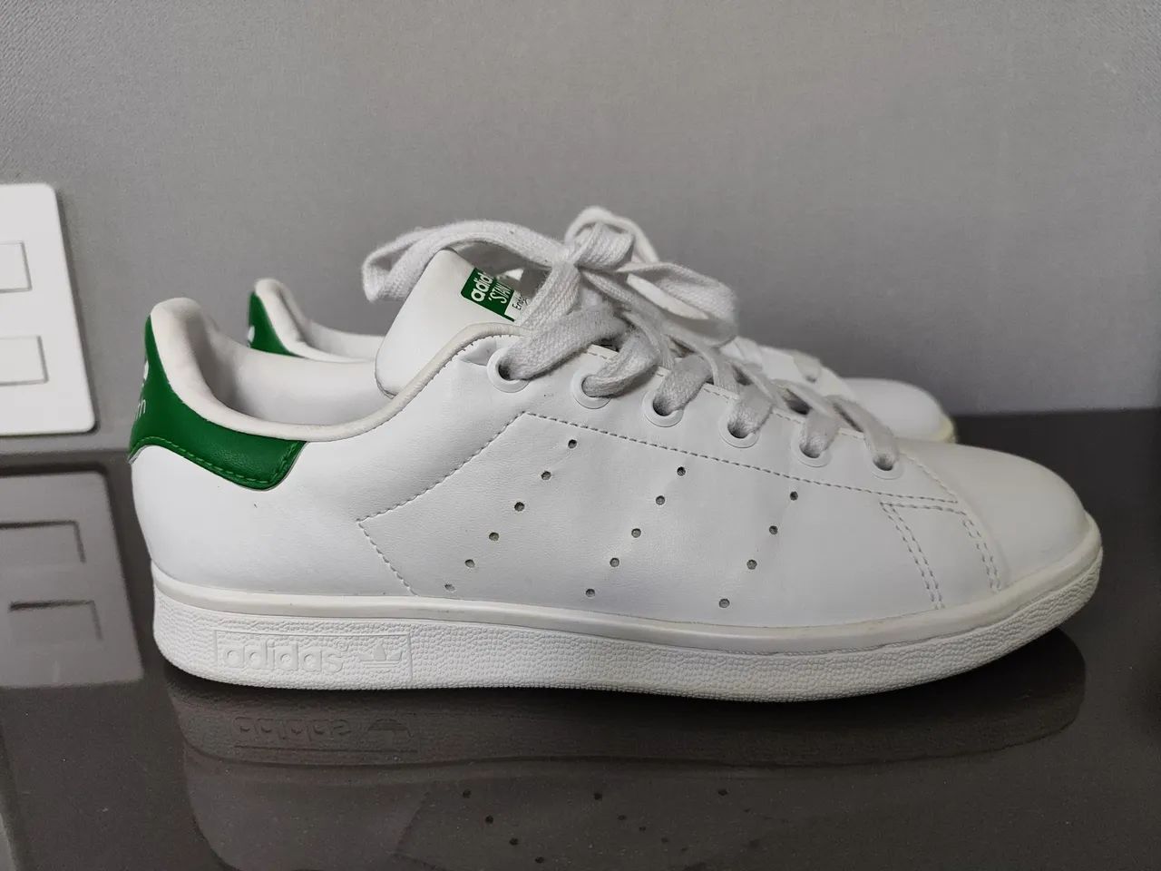 Tênis Adidas Stan Smith novo Tam 34 forma grande Calçados