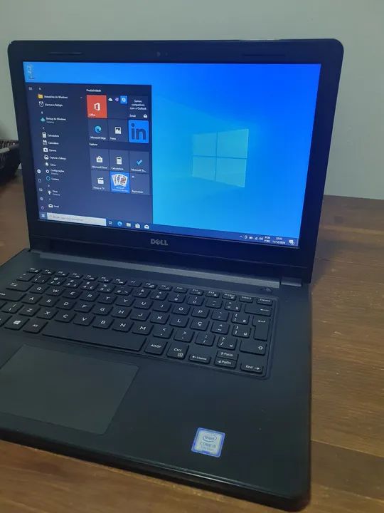 Notebook Dell Core i5 7 sétima geração,  HD 500GB, 8gb ram ddr4, zerado sem detalhes