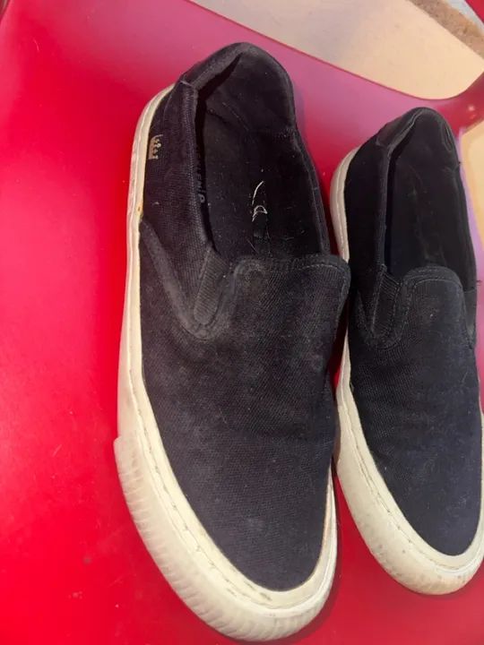 Tênis Slip On Preto osklen  - Foto 2
