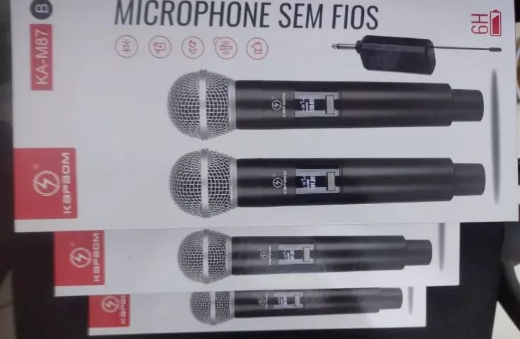 2 Microfones P10 Wireless Kapbom416602575456194563
