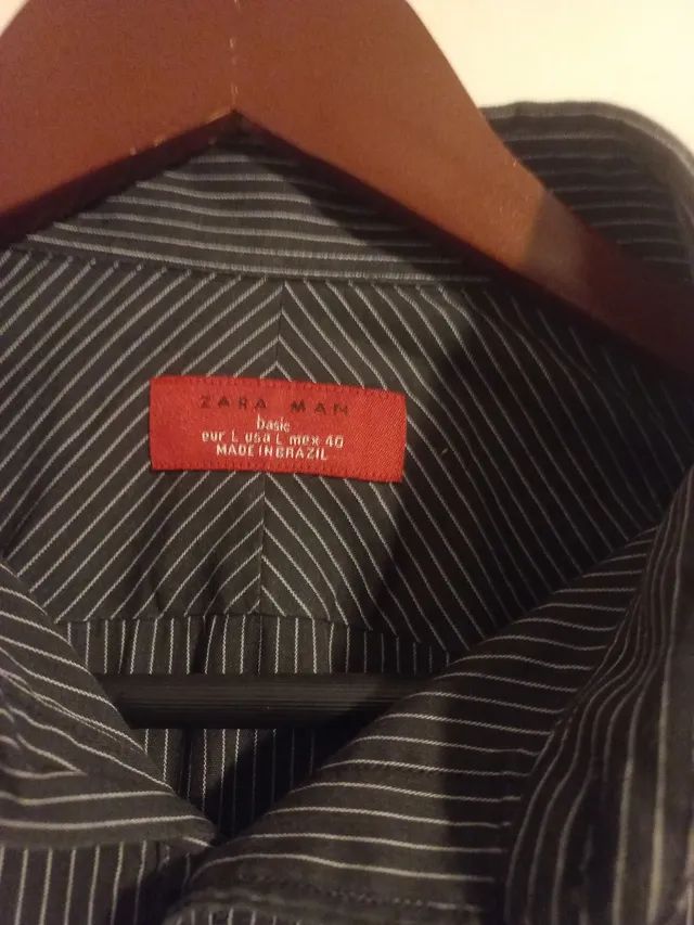 Camisa social zara 40 - Foto 4