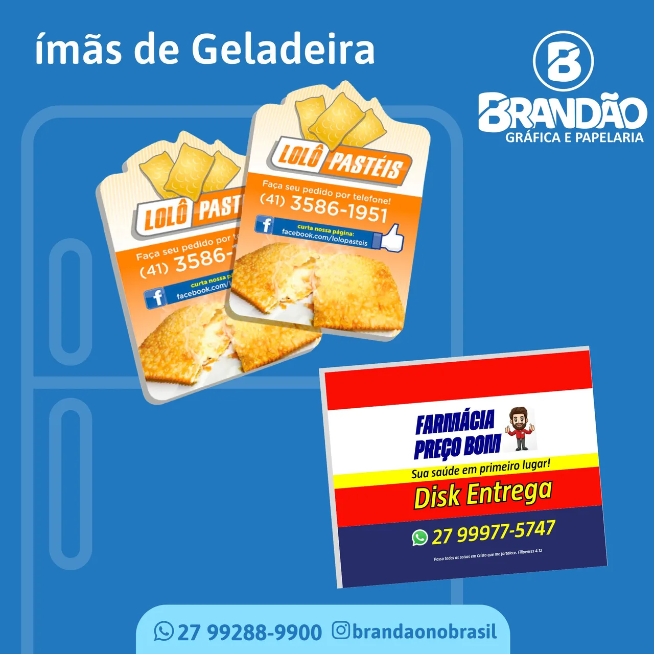 Ímãs de Geladeira