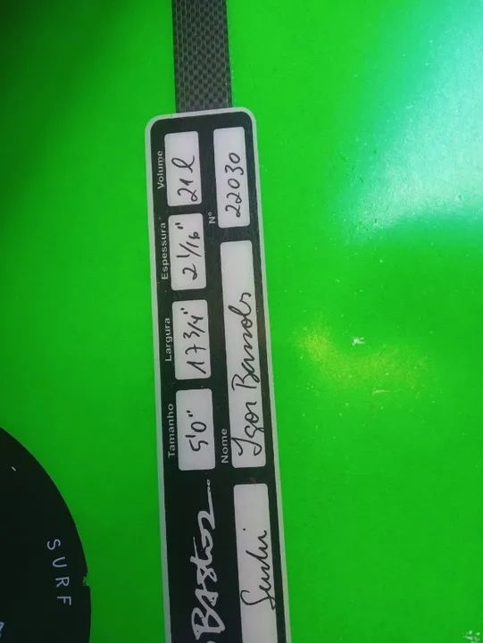 PRANCHA DE SURF usada uDO BASTos - Foto 3