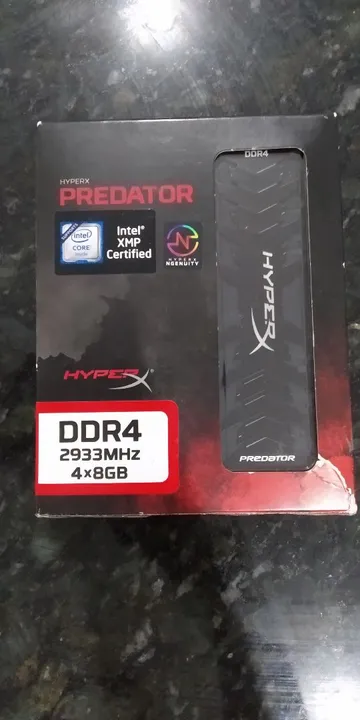Memória RAM DDR4 HyperX Predator (2x8 GB) 16 GB 2933 MHz