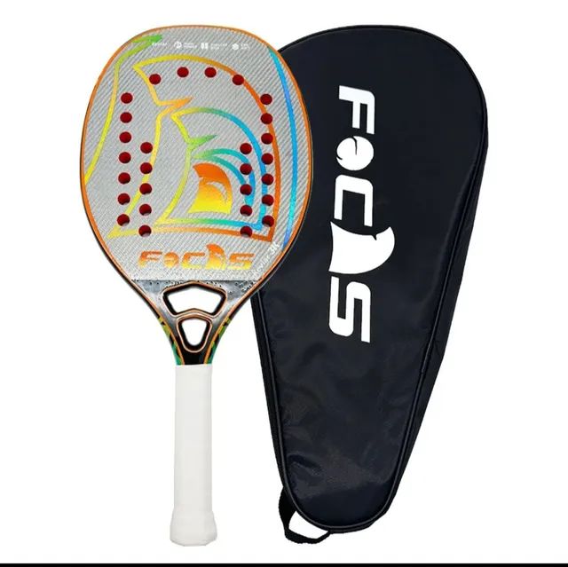 Raquete de beach tennis 3K Kevlar 