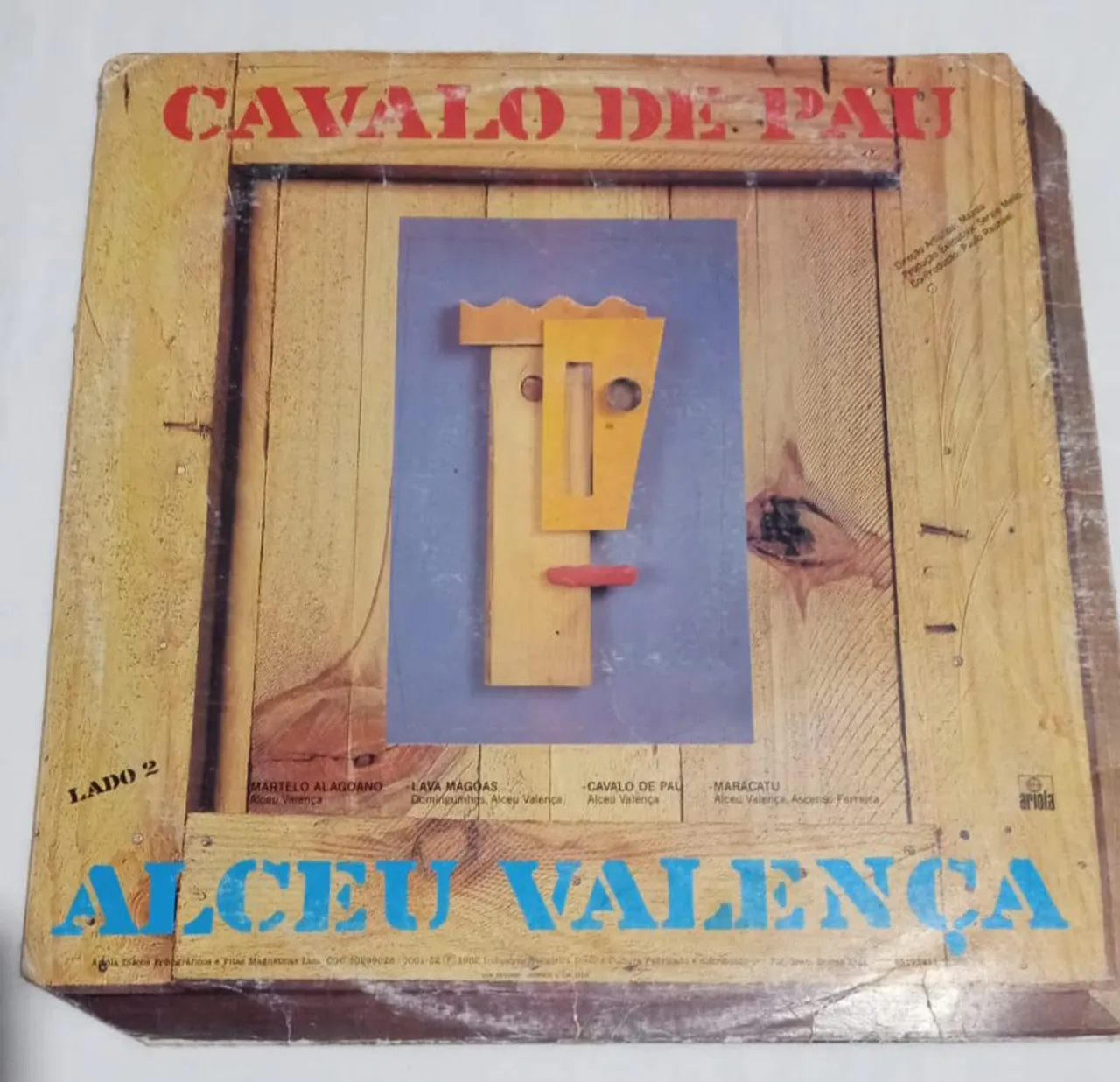 Disco de Vinil Alceu Valença - Cavalo de Pau