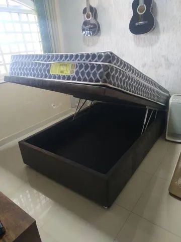 Base baú cama baú box baú - temos colchões e cabeceira  - Foto 6
