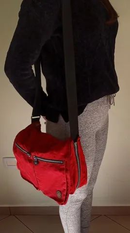 KIPLING ORIGINAL, bolsa grande vermelha - Foto 2