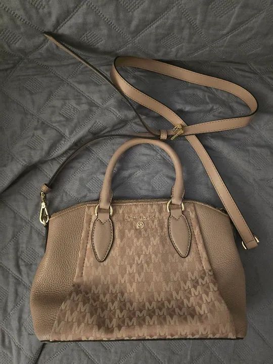 Bolsa Michael Kors rose e bege original