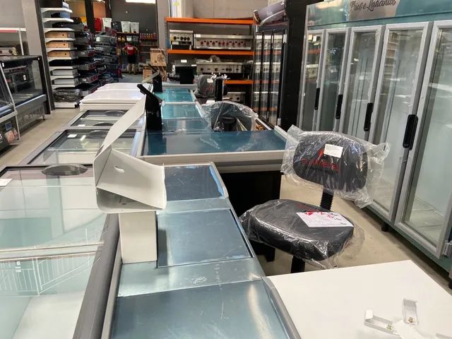 CHECK OUTLEVE 1,30M MESA RETA COM KIT E RECORTE PRETO/CINZA - INNAL - Foto 5