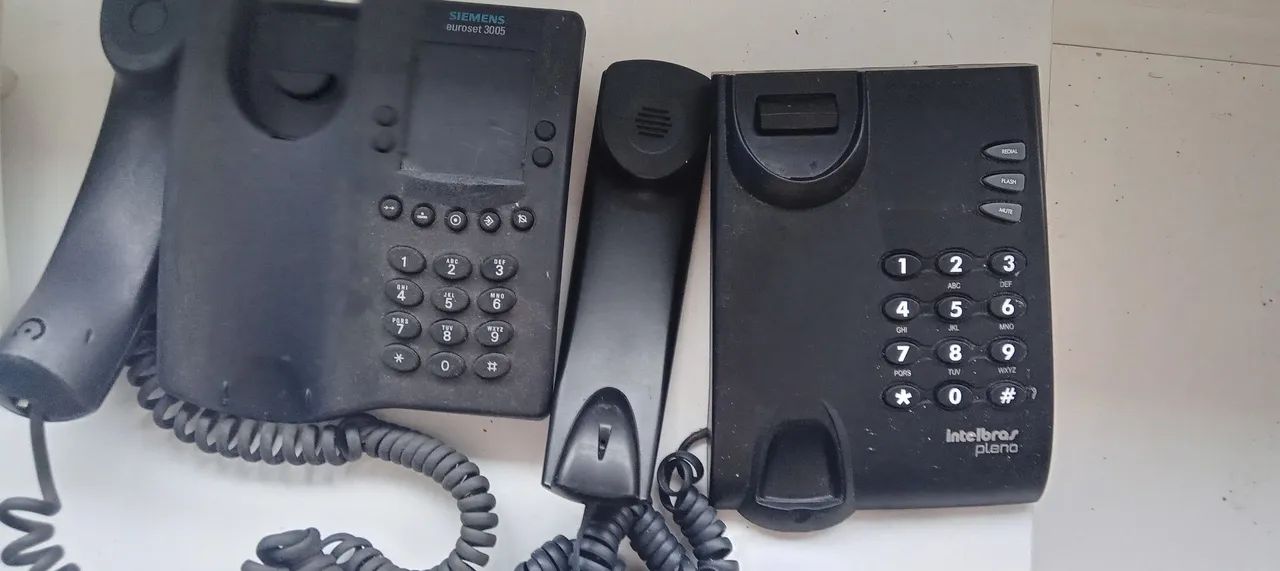 Vendo 5 aparelhos de telefones fixos com ramal indereçado, no conjunto ou individual - Foto 3