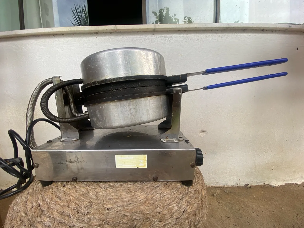 Máquina profissional de waffle