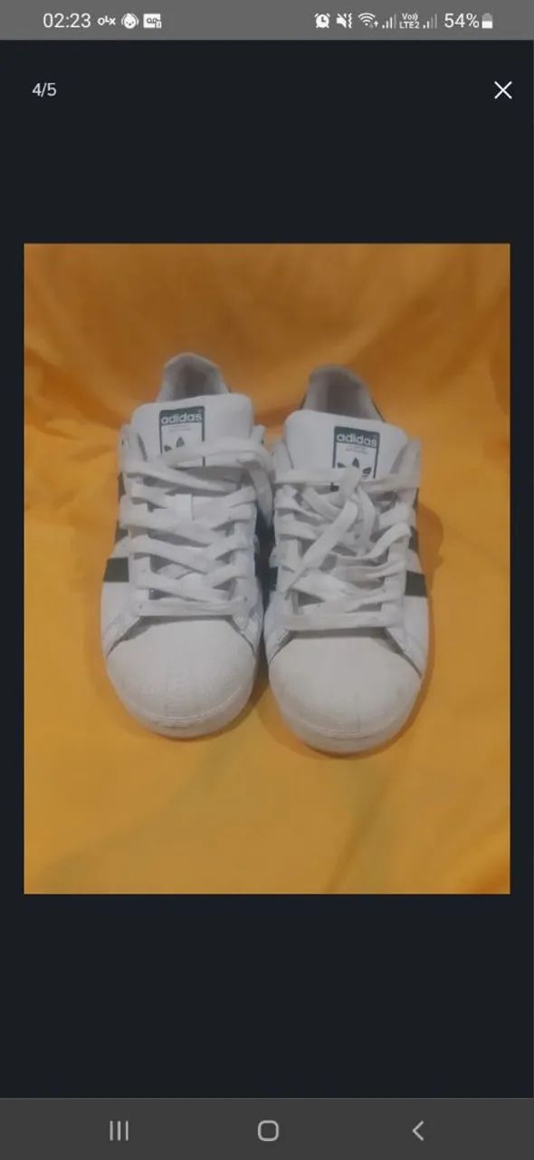 Tenis adidas superstar número 39