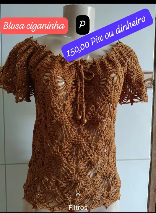 Blusas Crochê