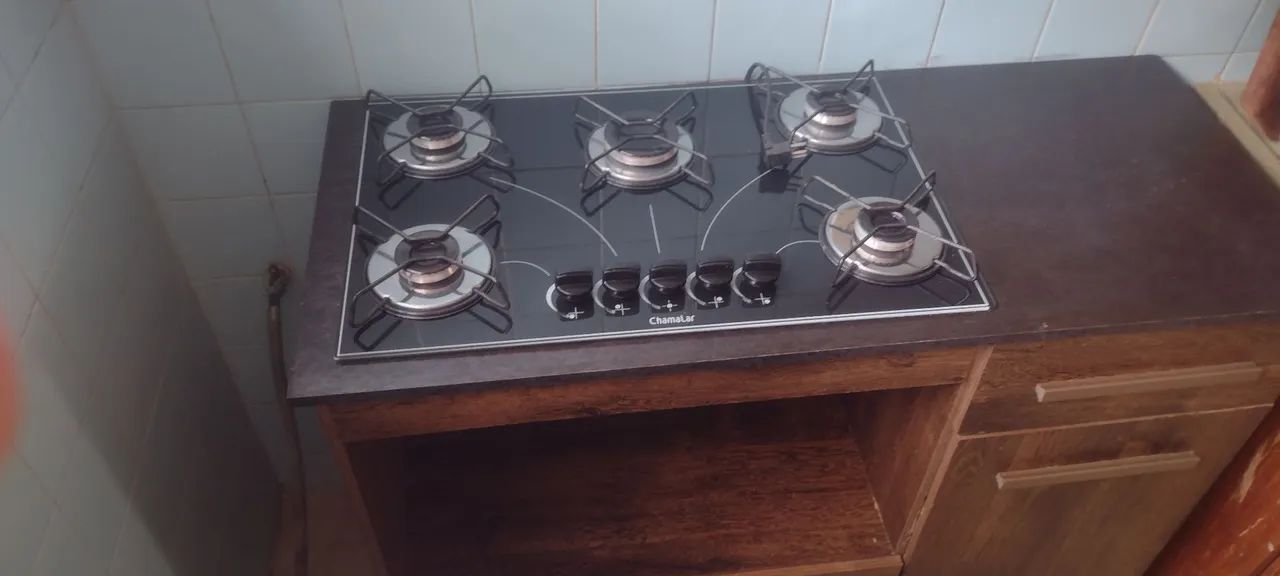 Cooktop+ balcão bem conservado  - Foto 3