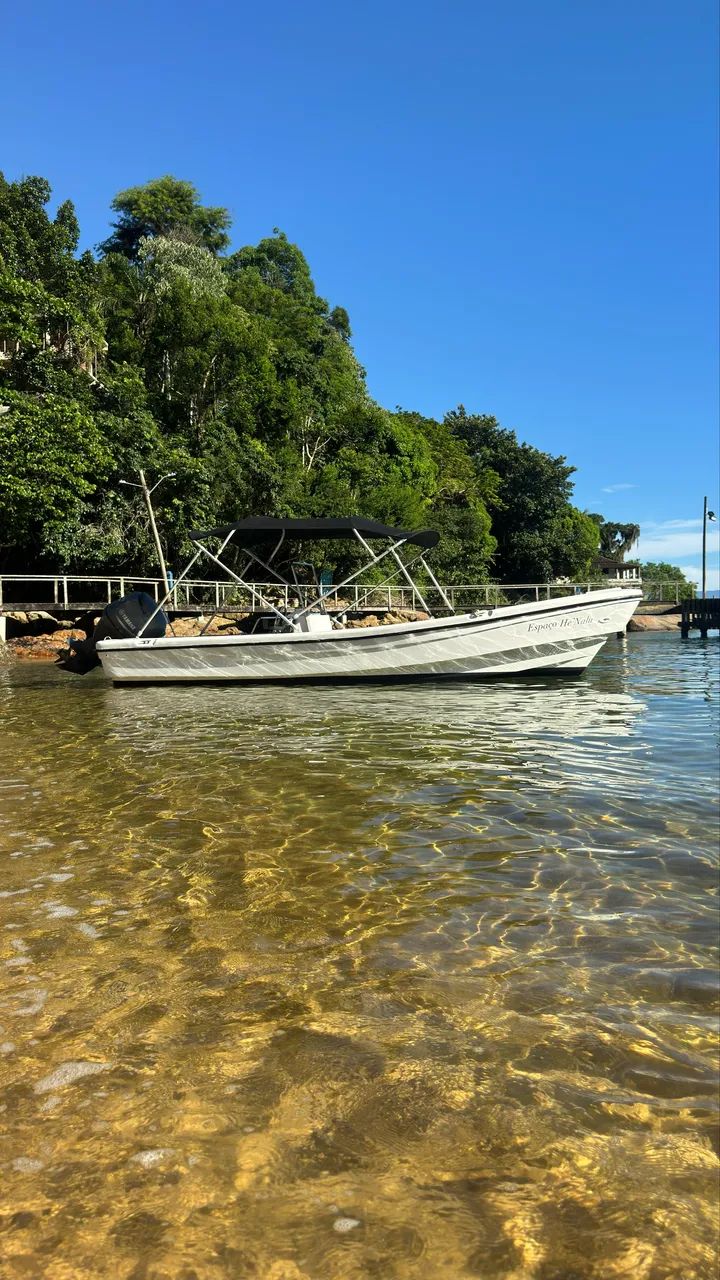 Vendo Lancha Panga 21 Motor 90 hp Yamaha 4 tempos (10 passageiros) - Foto 4