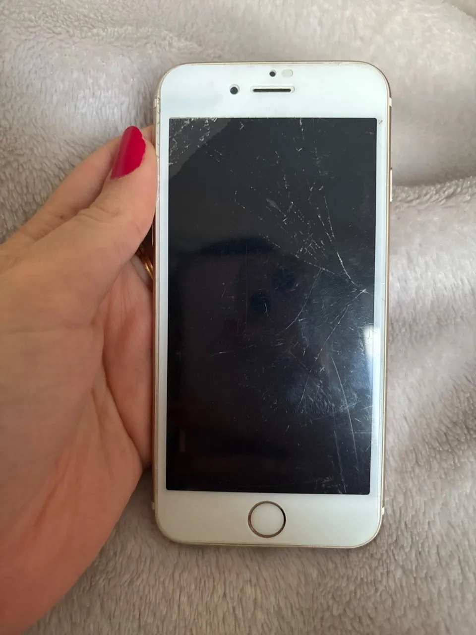Tela iPhone Danificada - Para Reparo ou Aproveitamento