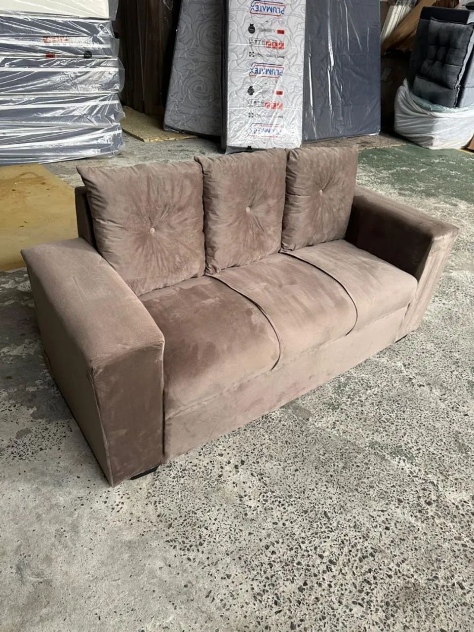 Sofá 3 Lugares Pop Bella - Entrega imediata!! - Foto 2